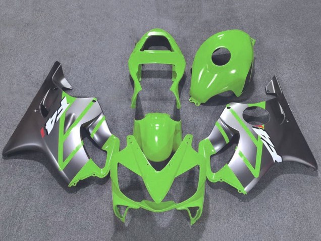 Carenados Moto Honda CBR600 F4i 2001-2003 - Plata Verde Baratos