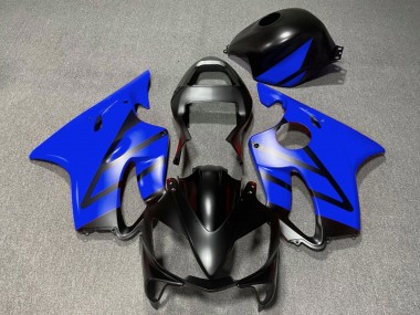 Carenados Moto Honda CBR600 F4i 2001-2003 - Azul Negro Mate Baratos