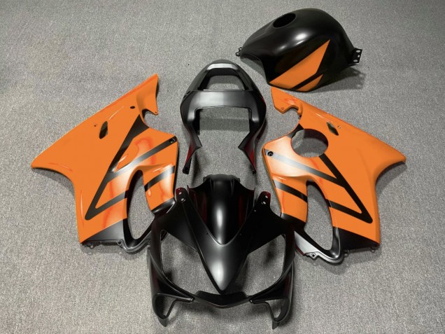Carenados Moto Honda CBR600 F4i 2001-2003 - Naranja Negro Mate Baratos