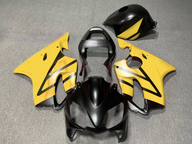 Carenados Moto Honda CBR600 F4i 2001-2003 - Amarillo Negro Mate Baratos