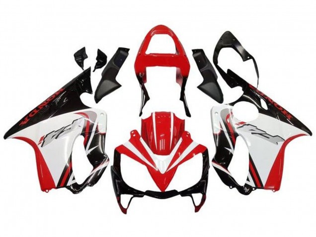 Carenados Moto Honda CBR600 F4i 2001-2003 - Blanco Rojo Negro Brillante Baratos