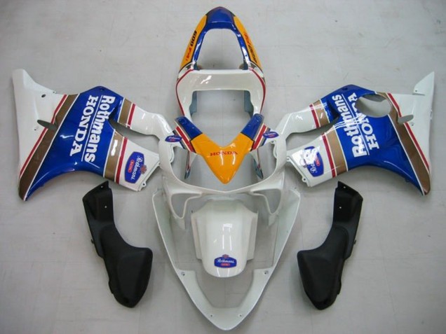 Carenados Moto Honda CBR600 F4i 2001-2003 - Amarillo Blanco Azul Rothmans Baratos