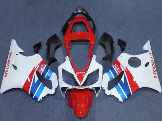 Carenados Moto Honda CBR600 F4i 2001-2003 - Blanco Rojo Azul Baratos
