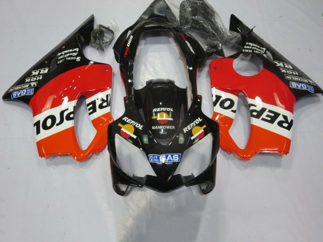 Carenados Moto Honda CBR600 F4i 2004-2007 - Naranja Blanco Rojo Negro Brillante Repsol Baratos