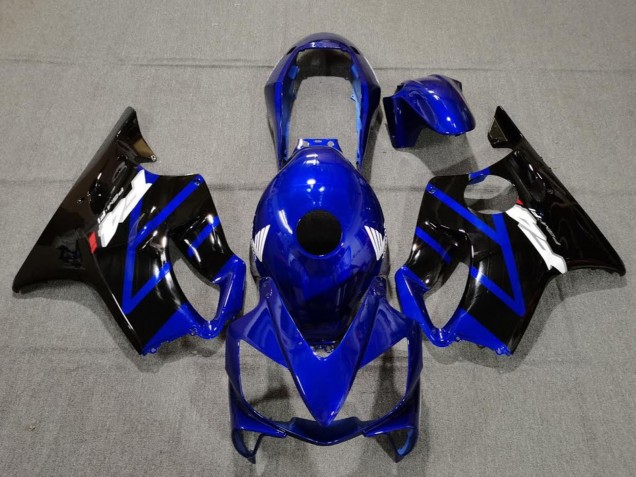Carenados Moto Honda CBR600 F4i 2004-2007 - Azul Negro Brillante Baratos