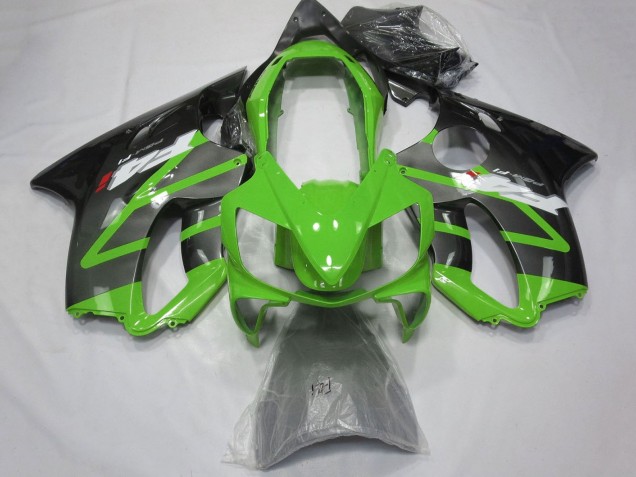 Carenados Moto Honda CBR600 F4i 2004-2007 - Verde Gris Negro Brillante Baratos