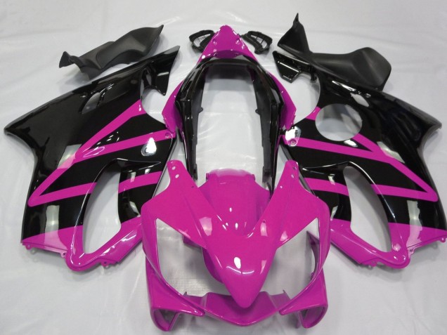 Carenado Moto Honda CBR600 F4i 2004-2007 - Rosa Negro Brillante Baratos