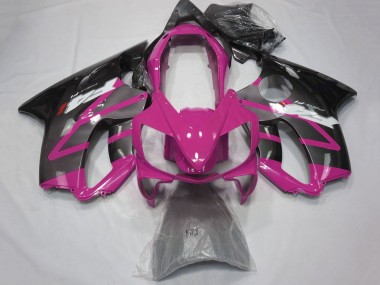 Carenados Moto Honda CBR600 F4i 2004-2007 - Rosa Gris Negro Brillante Baratos