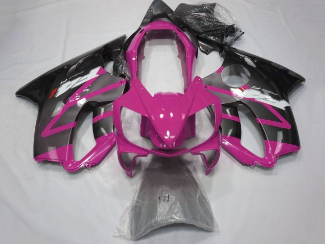Carenados Moto Honda CBR600 F4i 2004-2007 - Rosa Gris Negro Brillante Baratos