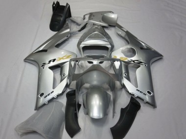 Carenado Moto Kawasaki ZX6R 2003-2004 - Plata Baratos