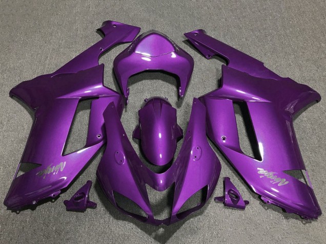 Carenados Moto Kawasaki ZX6R 2007-2008 - Púrpura Baratos
