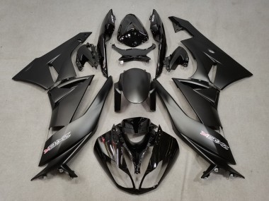 Carenados Moto Kawasaki ZX6R 2009-2012 - Negro Mate Negro Brillante Blanco Rojo Baratos