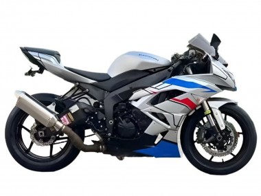 Carenados Moto Kawasaki ZX6R 2009-2012 - Blanco Azul Rojo Negro Baratos