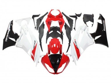 Carenados Moto Kawasaki ZX6R 2009-2012 - Rojo Blanco Negro Baratos
