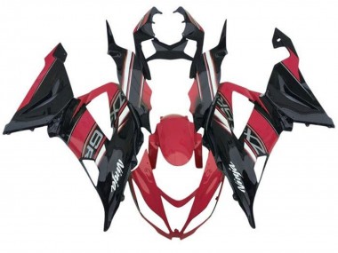 Carenados Moto Kawasaki ZX6R 2013-2018 - Rojo Negro Blanco Baratos