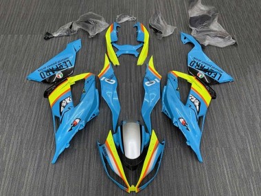 Carenados Moto Kawasaki ZX6R 2013-2018 - Azul Claro Amarillo Naranja Negro Plata Baratos