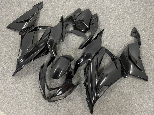 Carenado Moto Kawasaki ZX6R 2013-2018 - Negro Brillante Negro Mate Baratos