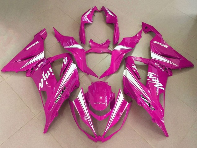 Carenados Moto Kawasaki ZX6R 2013-2018 - Rosa Blanco Baratos