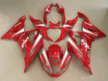 Carenados Moto Kawasaki ZX6R 2013-2018 - Rojo Blanco Baratos