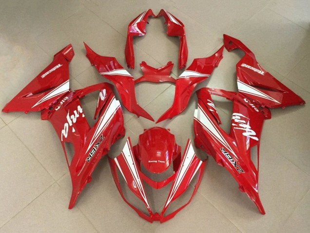 Carenados Moto Kawasaki ZX6R 2013-2018 - Rojo Blanco Baratos