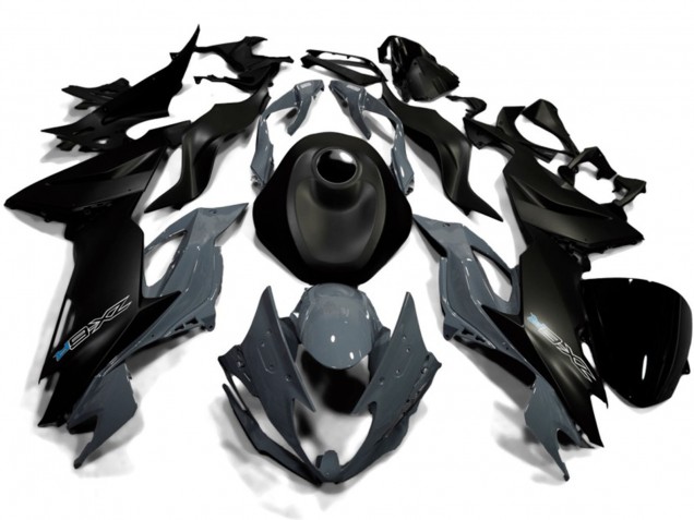Carenados Moto Kawasaki ZX6R 2019-2022 - Negro Mate Nardo Gris Baratos