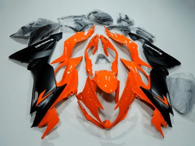Carenados Moto Kawasaki ZX6R 2019-2022 - Naranja Negro Mate Baratos