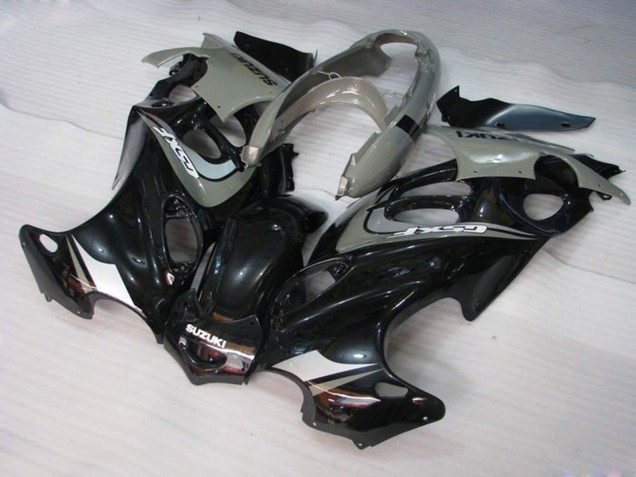 Carenados Moto Suzuki GSX600F/GSX750F 2004-2006 - Negro Brillante Gris Baratos