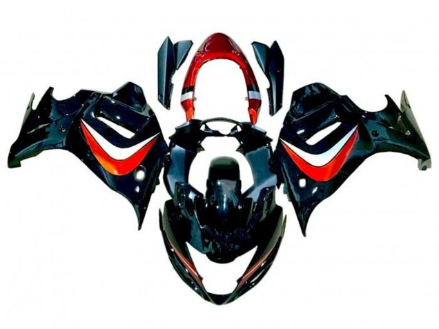 Carenados Moto Suzuki GSX650F 2008-2013 - Negro NaranjaCaramelo Plata Baratos