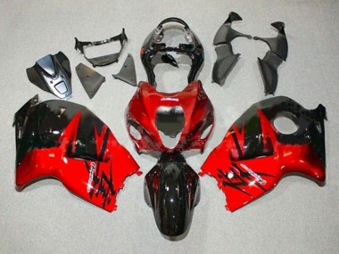 Carenados Moto Suzuki GSXR1000 1996-2007 - Rojo Negro Brillante Baratos