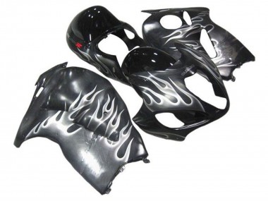 Carenados Moto Suzuki GSXR1000 1996-2007 - Gris Negro Blanco Llama Baratos
