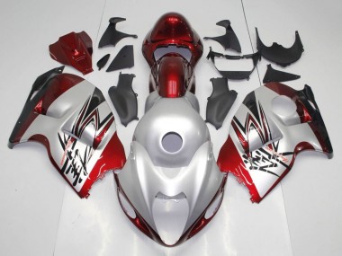 Carenados Moto Suzuki GSXR1000 1996-2007 - Plata Rojo Caramelo Negro Baratos