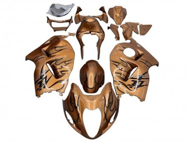 Carenados Moto Suzuki GSXR 1300 Hayabusa 2008-2020 - Bronze Negro Llama Baratos