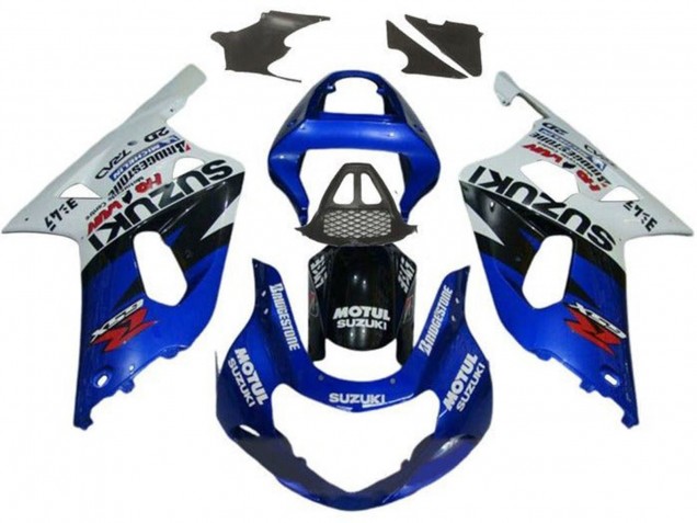 Carenados Moto Suzuki GSXR1000 2000-2002 - Blanco Rojo Azul Negro Rojo Baratos