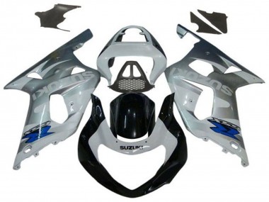 Carenados Moto Suzuki GSXR1000 2000-2002 - Plata Blanco Negro Brillante Azul Baratos