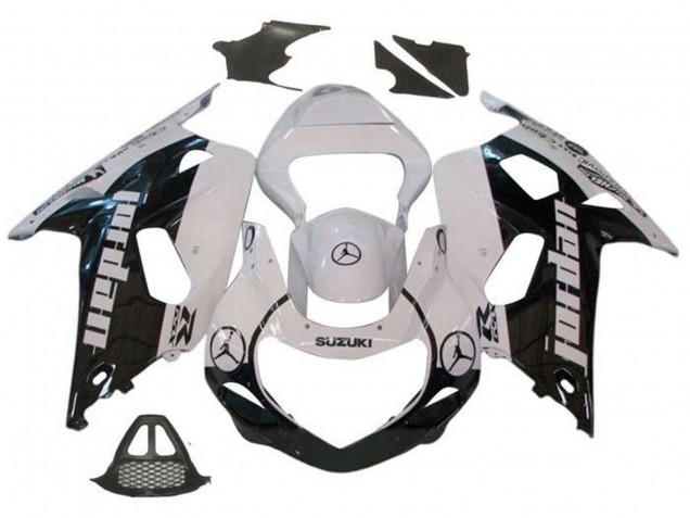 Carenados Moto Suzuki GSXR1000 2000-2002 - Blanco Negro Jordan Baratos