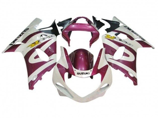 Carenados Moto Suzuki GSXR1000 2000-2002 - Blanco Púrpura Amarillo Baratos