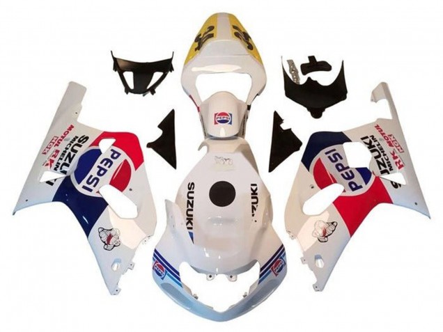 Carenados Moto Suzuki GSXR1000 2000-2002 - Blanco Rojo Azul Pepsi Baratos