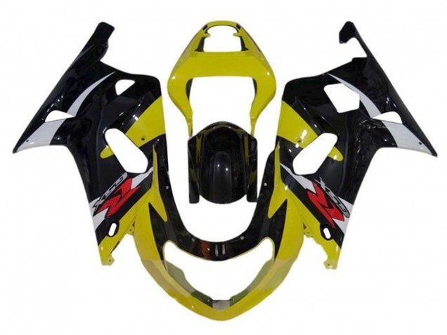 Carenados Moto Suzuki GSXR1000 2000-2002 - Amarillo Plata Negro Brillante Rojo Baratos
