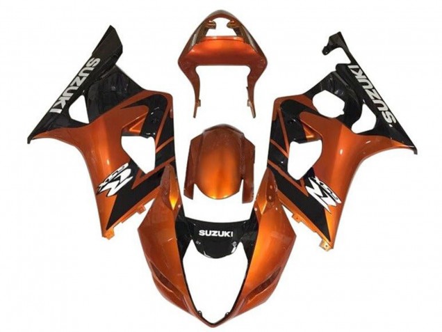Carenados Moto Suzuki GSXR 1000 2003-2004 - Naranja Negro Blanco Baratos