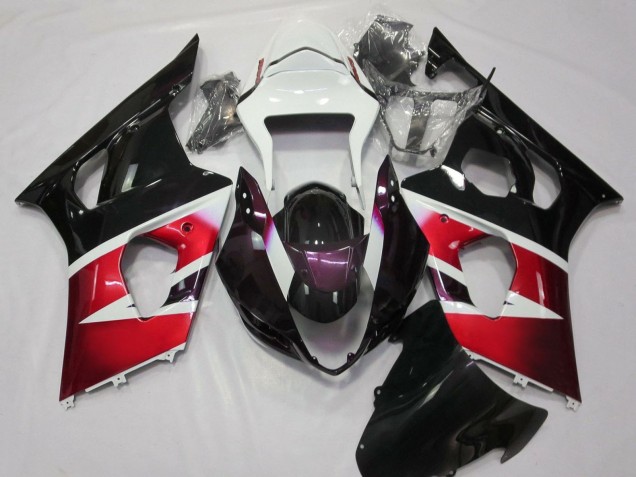 Carenados Moto Suzuki GSXR 1000 2003-2004 - Blanco Rojo Púrpura Negro Baratos