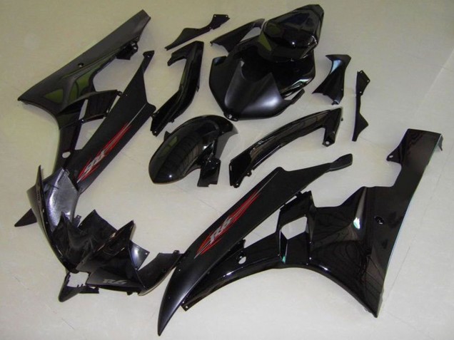 Carenados Moto Yamaha YZF R6 2006-2007 - Negro Brillante Negro Mate Rojo OEM Estilo Baratos