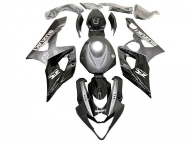 Carenados Moto Suzuki GSXR 1000 2005-2006 - Plata Negro Baratos