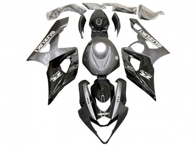 Carenados Moto Suzuki GSXR 1000 2005-2006 - Plata Negro Baratos