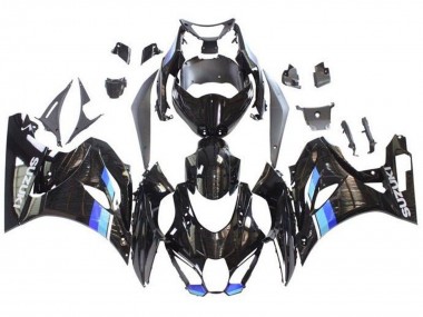 Carenados Moto Suzuki GSXR1000 2017-2024 - Negro Azul Raya Baratos