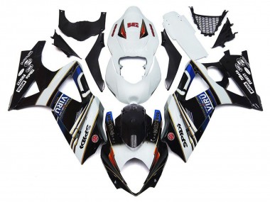 Carenados Moto Suzuki GSXR 1000 2007-2008 - Blanco Azul Negro VIRU Baratos