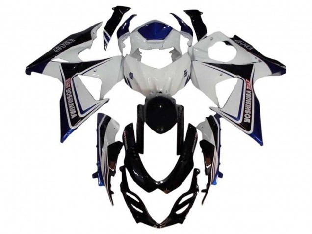 Carenado Moto Suzuki GSXR 1000 2009-2016 - Blanco Azul Negro Yoshimura Baratos