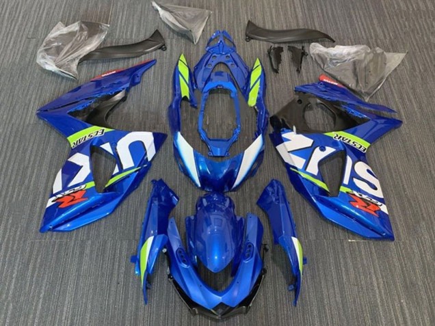 Carenados Moto Suzuki GSXR 1000 2009-2016 - Azul Neon Verde Blanco Ecstar Baratos