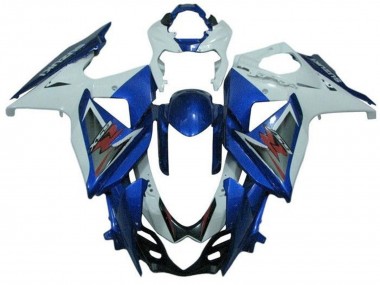 Carenado Moto Suzuki GSXR 1000 2009-2016 - Blanco Azul Plata Baratos