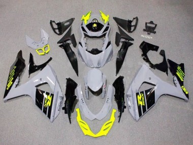 Carenados Moto Suzuki GSXR 1000 2009-2016 - Gris Neon Amarillo Negro Baratos