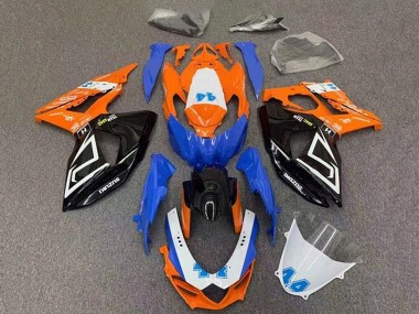 Carenados Moto Suzuki GSXR 1000 2009-2016 - Naranja Azul Negro Baratos